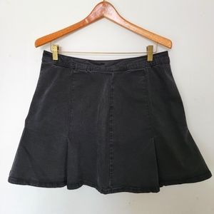 SO Black Ladies High Rise Woven Tennis Skirt